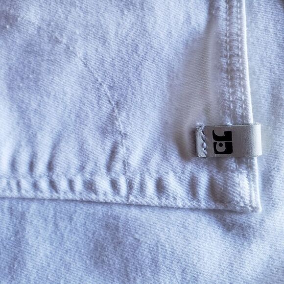 JOE'S Jeans High Rise Skinny Cut Off White Jean Shorts Size 25 - Picture 7 of 12